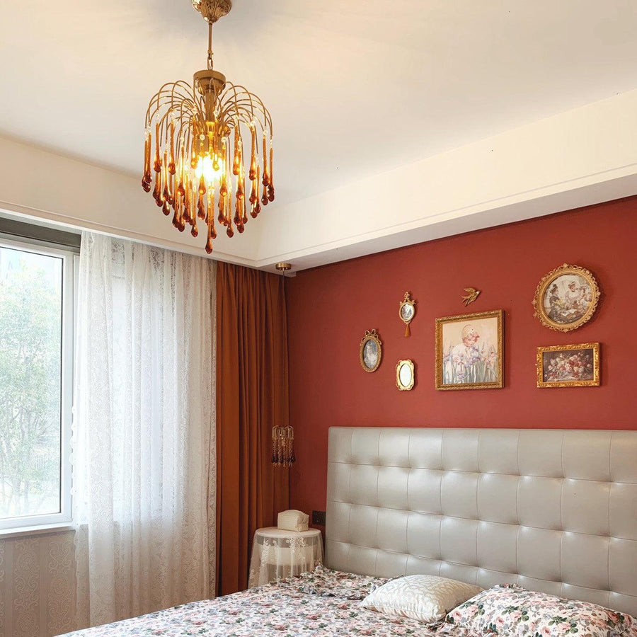 Maltose Crystal Chandelier Lighting Fixture-Lighting > Chandeliers & Pendant Lights-casanuva-casanuva