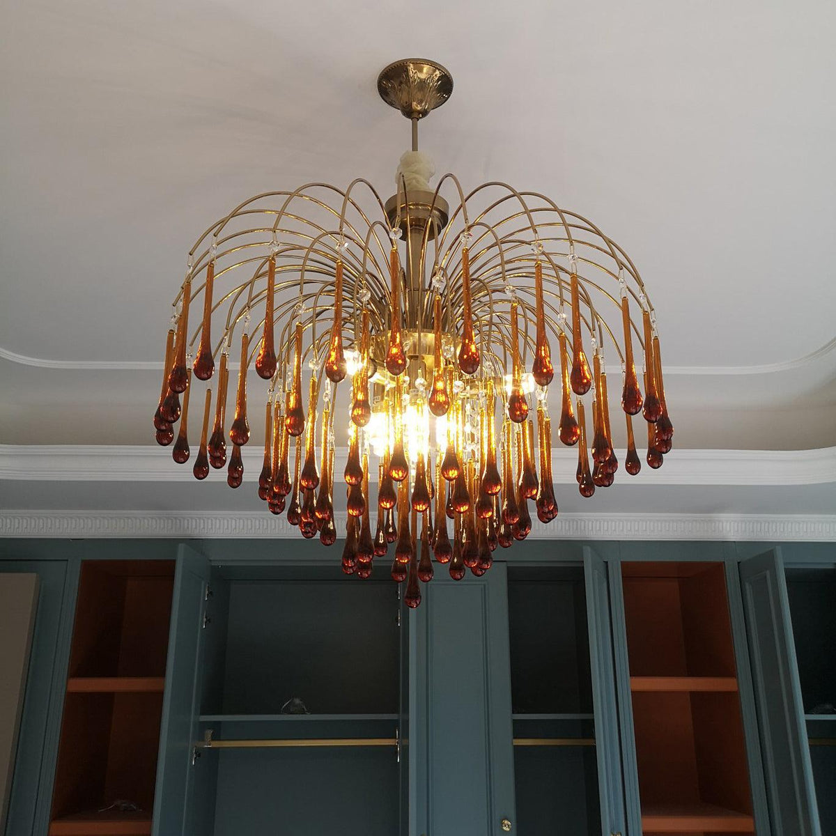 Maltose Crystal Chandelier Lighting Fixture-Lighting > Chandeliers & Pendant Lights-casanuva-casanuva