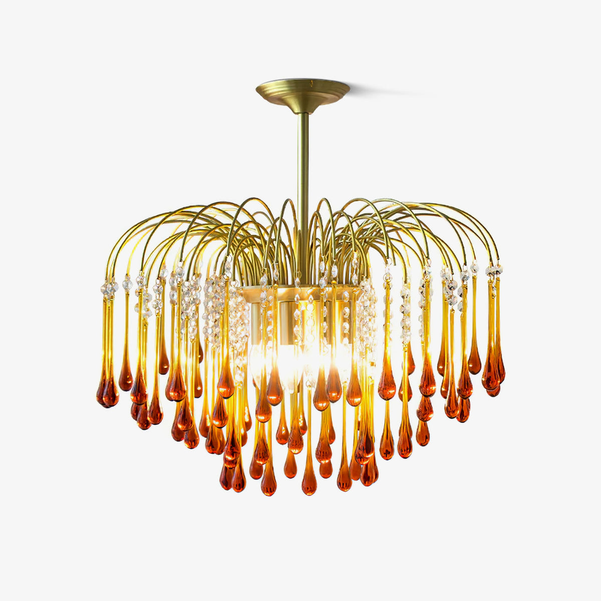 Maltose Crystal Chandelier Lighting Fixture-Lighting > Chandeliers & Pendant Lights-casanuva-casanuva