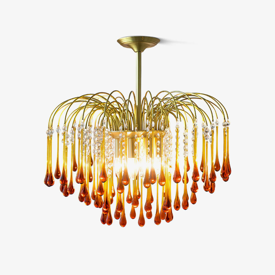 Maltose Crystal Chandelier Lighting Fixture-Lighting > Chandeliers & Pendant Lights-casanuva-casanuva
