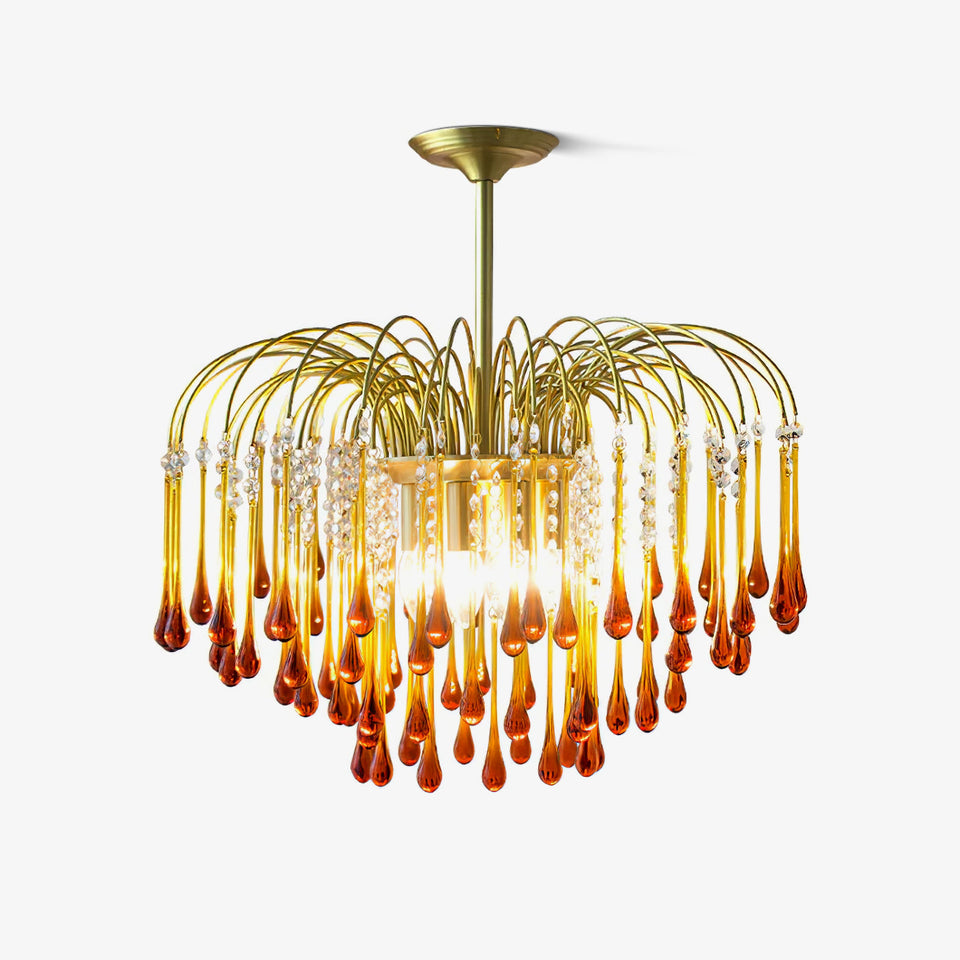 Maltose Crystal Chandelier Lighting Fixture-Lighting > Chandeliers & Pendant Lights-casanuva-casanuva