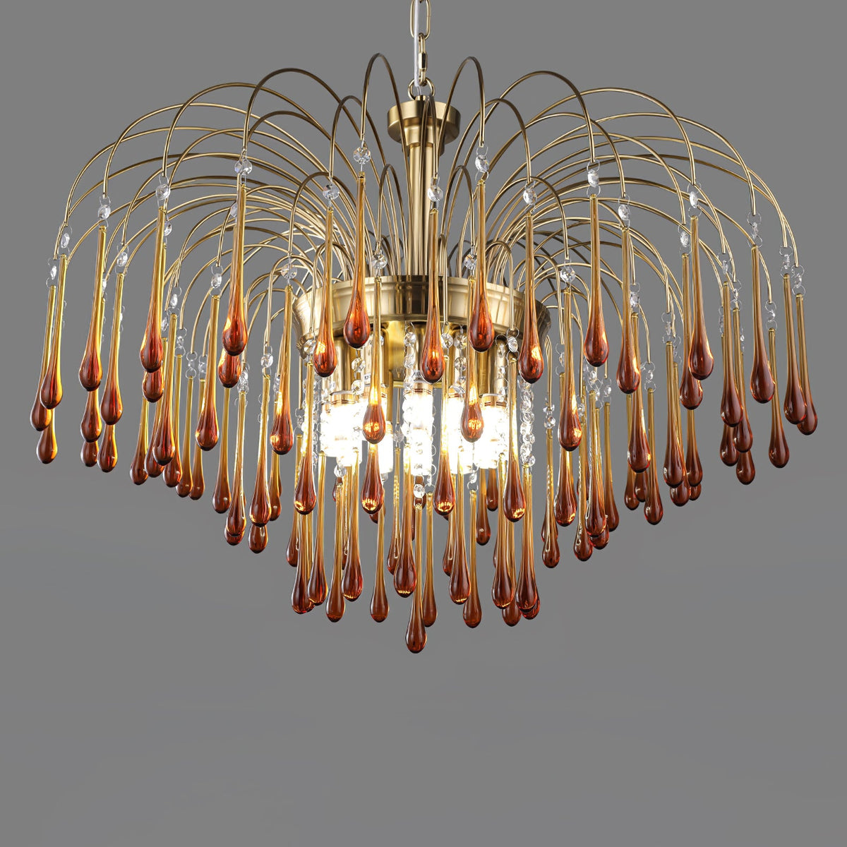 Maltose Crystal Chandelier Lighting Fixture-Lighting > Chandeliers & Pendant Lights-casanuva-casanuva