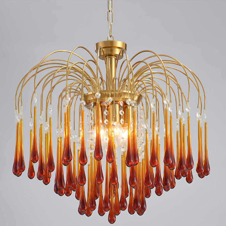 Maltose Crystal Chandelier Lighting Fixture-Lighting > Chandeliers & Pendant Lights-casanuva-casanuva
