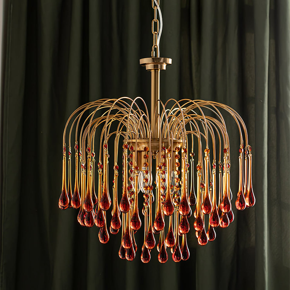 Maltose Crystal Chandelier Lighting Fixture-Lighting > Chandeliers & Pendant Lights-casanuva-casanuva