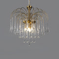 Maltose Crystal Chandelier Lighting Fixture-Lighting > Chandeliers & Pendant Lights-casanuva-55cmx53cm-Brass-Clear-casanuva