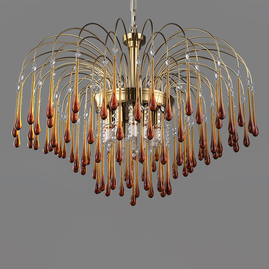Maltose Crystal Chandelier Lighting Fixture-Lighting > Chandeliers & Pendant Lights-casanuva-casanuva