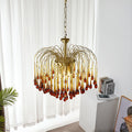 Maltose Crystal Chandelier Lighting Fixture-Lighting > Chandeliers & Pendant Lights-casanuva-casanuva