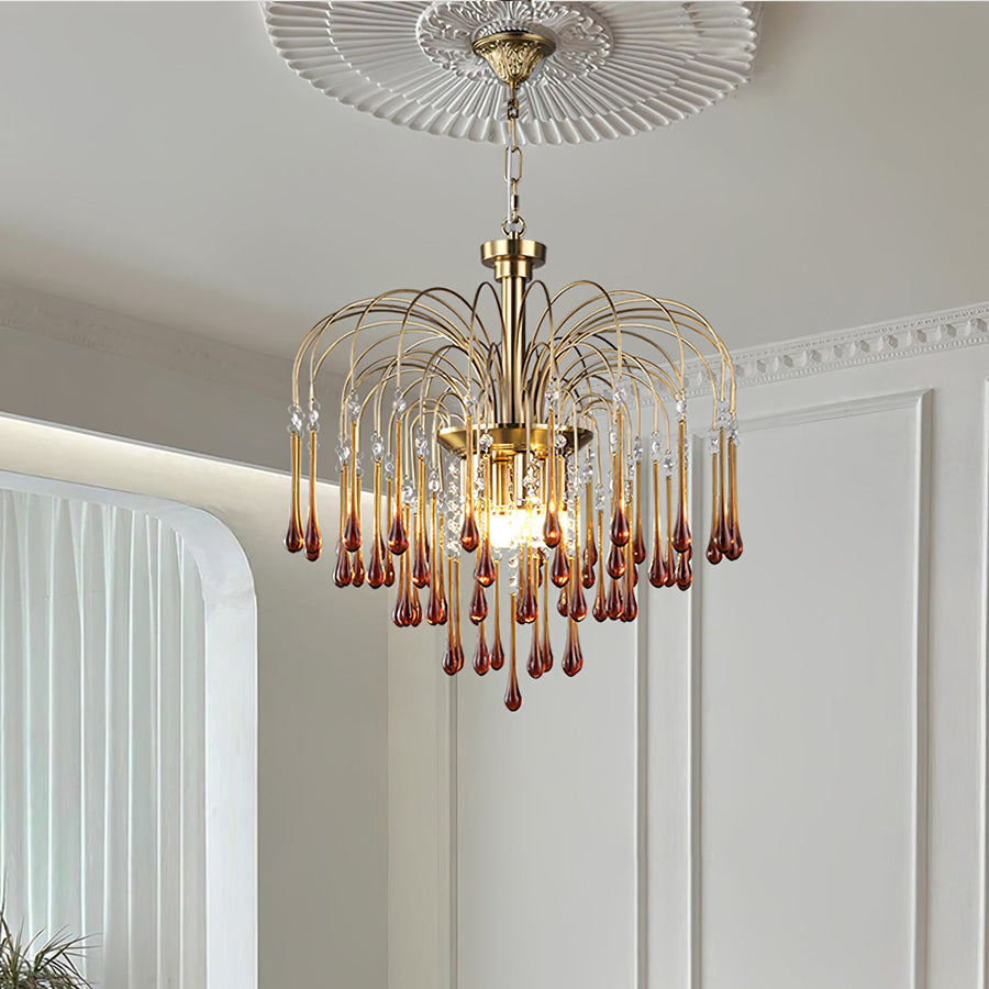 Maltose Crystal Chandelier Lighting Fixture-Lighting > Chandeliers & Pendant Lights-casanuva-casanuva