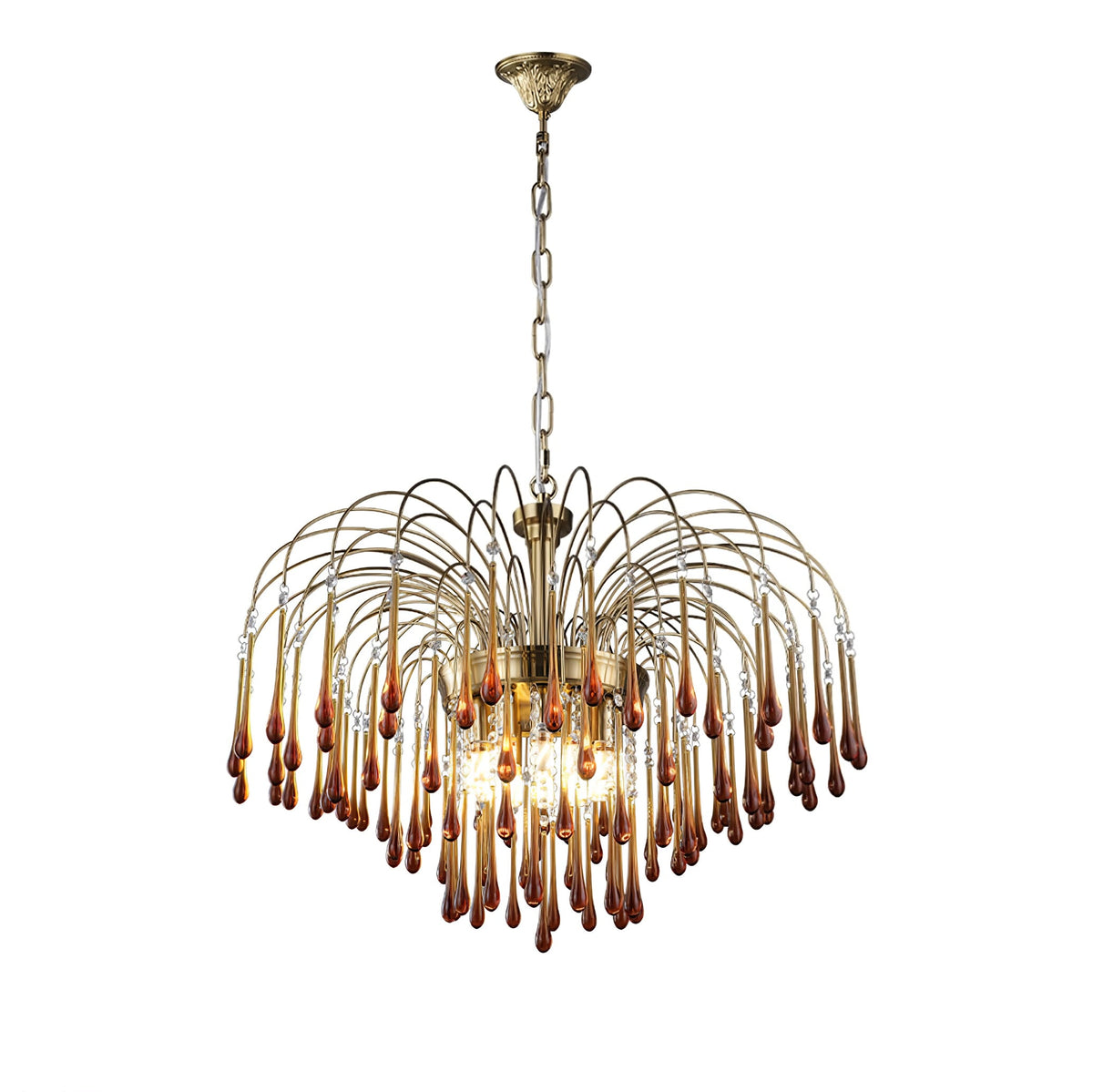 Maltose Crystal Chandelier Lighting Fixture-Lighting > Chandeliers & Pendant Lights-casanuva-casanuva