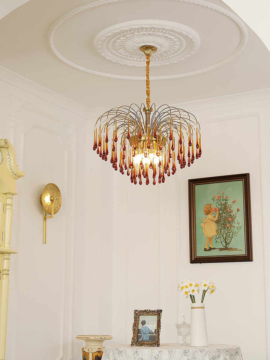 Maltose Crystal Chandelier Lighting Fixture-Lighting > Chandeliers & Pendant Lights-casanuva-casanuva