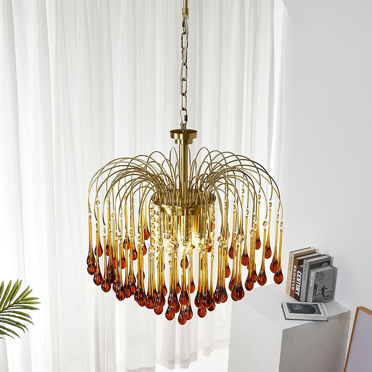 Maltose Crystal Chandelier Lighting Fixture-Lighting > Chandeliers & Pendant Lights-casanuva-casanuva