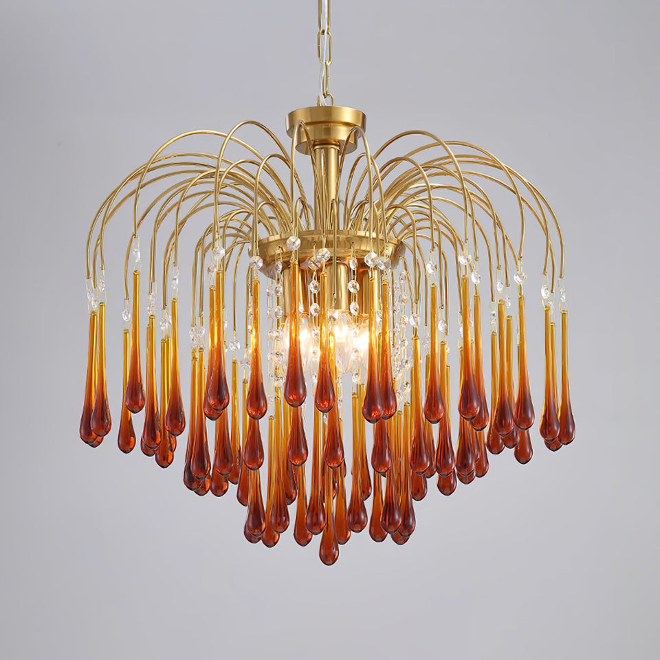 Maltose Crystal Chandelier Lighting Fixture-Lighting > Chandeliers & Pendant Lights-casanuva-casanuva