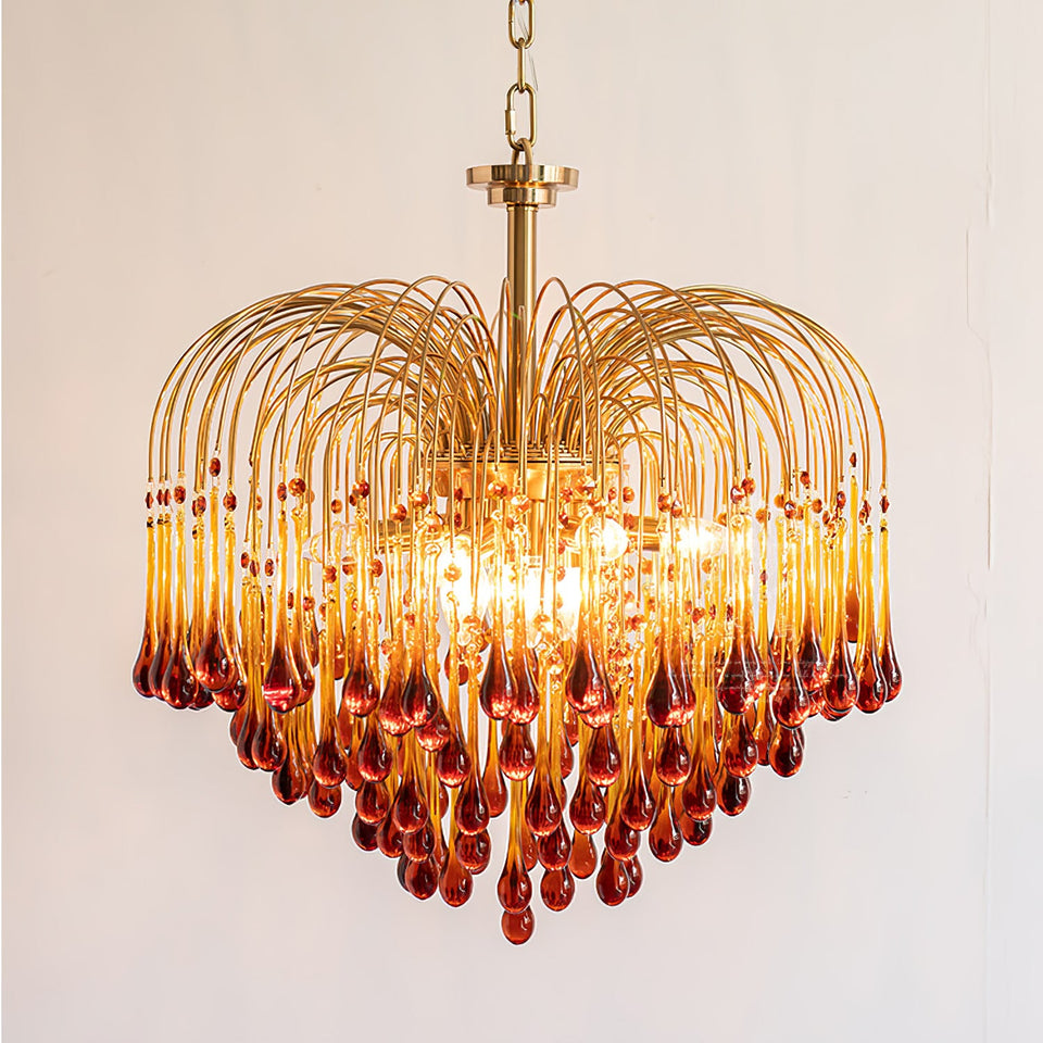 Maltose Crystal Chandelier Lighting Fixture-Lighting > Chandeliers & Pendant Lights-casanuva-casanuva