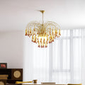 Maltose Crystal Chandelier Lighting Fixture-Lighting > Chandeliers & Pendant Lights-casanuva-casanuva