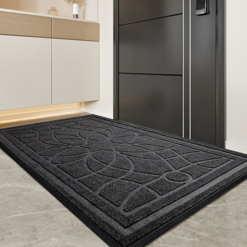 Mandala Pattern Door Mat-Rugs & Mats > Door Mats-casanuva-Gray-18"x29.5"-casanuva