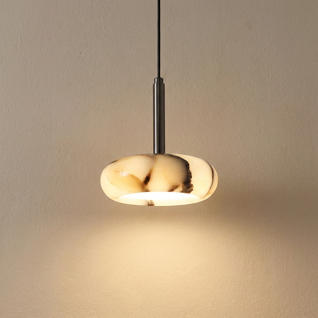 Marble Bowl Pendant Light-Lighting > Chandeliers & Pendant Lights-casanuva-casanuva