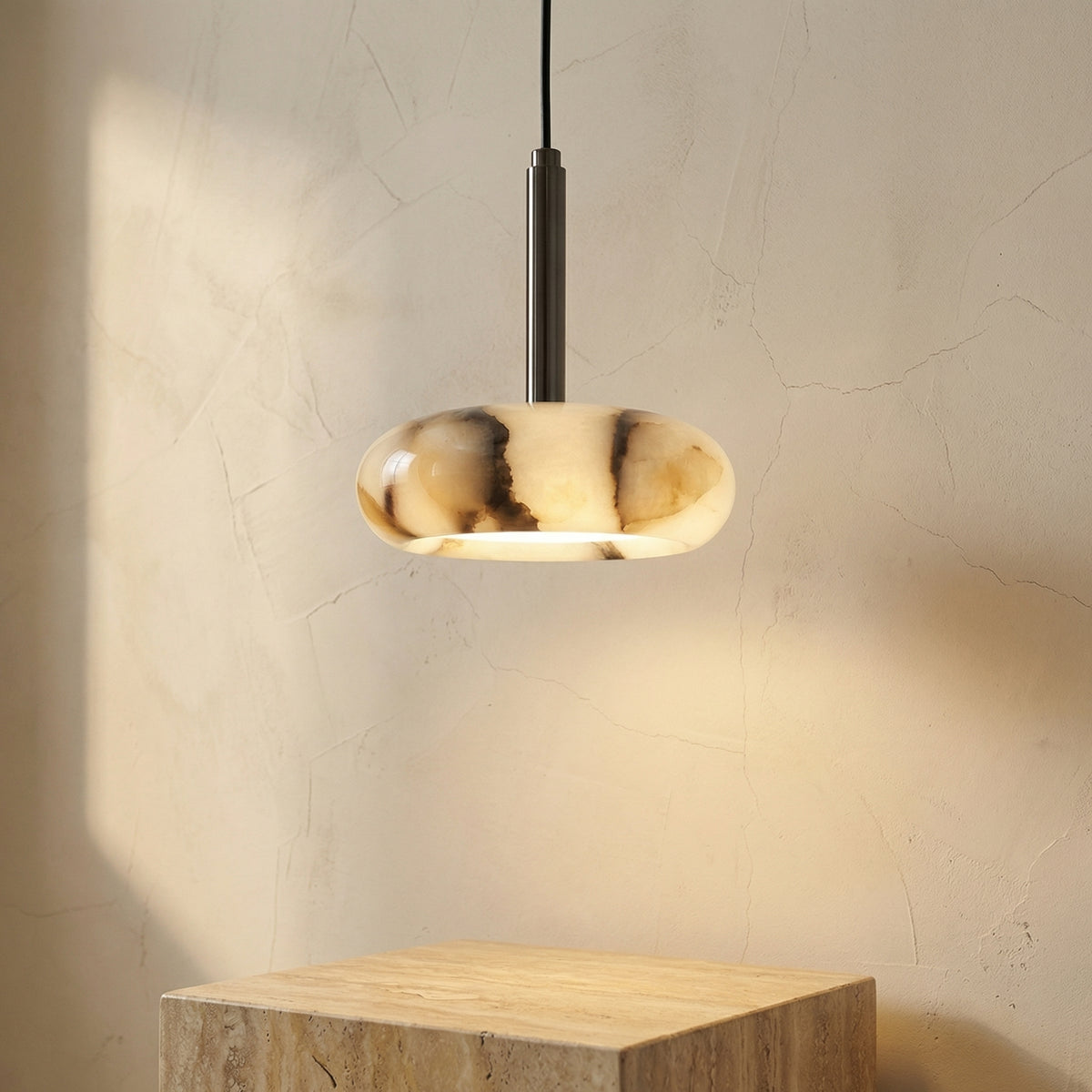 Marble Bowl Pendant Light-Lighting > Chandeliers & Pendant Lights-casanuva-casanuva