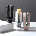 Marble Candle Holder Eclipse Design-Home Decor > Candle Holders-casanuva-casanuva