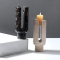 Marble Candle Holder Eclipse Design-Home Decor > Candle Holders-casanuva-casanuva