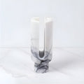 Marble Candle Holder Eclipse Design-Home Decor > Candle Holders-casanuva-Arctic White-casanuva