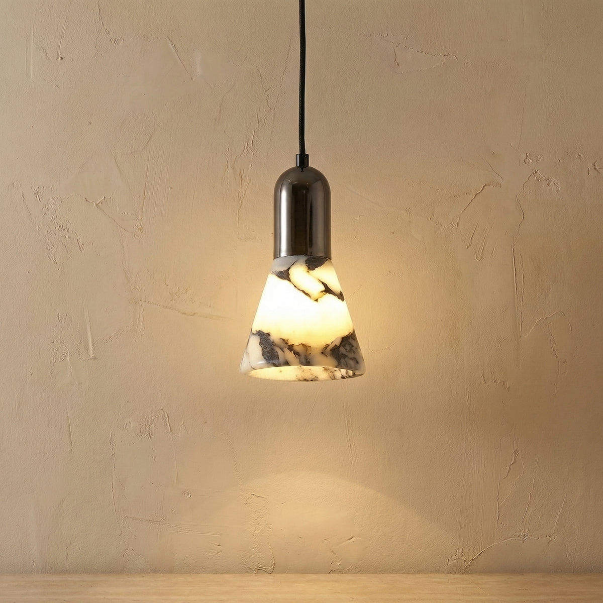 Marble Cone Pendant Light-Lighting > Chandeliers & Pendant Lights-casanuva-casanuva