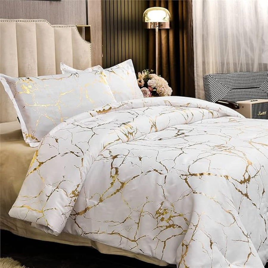 Marble Duvet Cover Set Premium Quality-Bedding & Bath > Bedding Sets-casanuva-casanuva