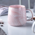 Marble Gold Inlay Ceramic Mug Handmade Luxury Gift-Kitchen & Dining > Tableware-casanuva-Pink-casanuva