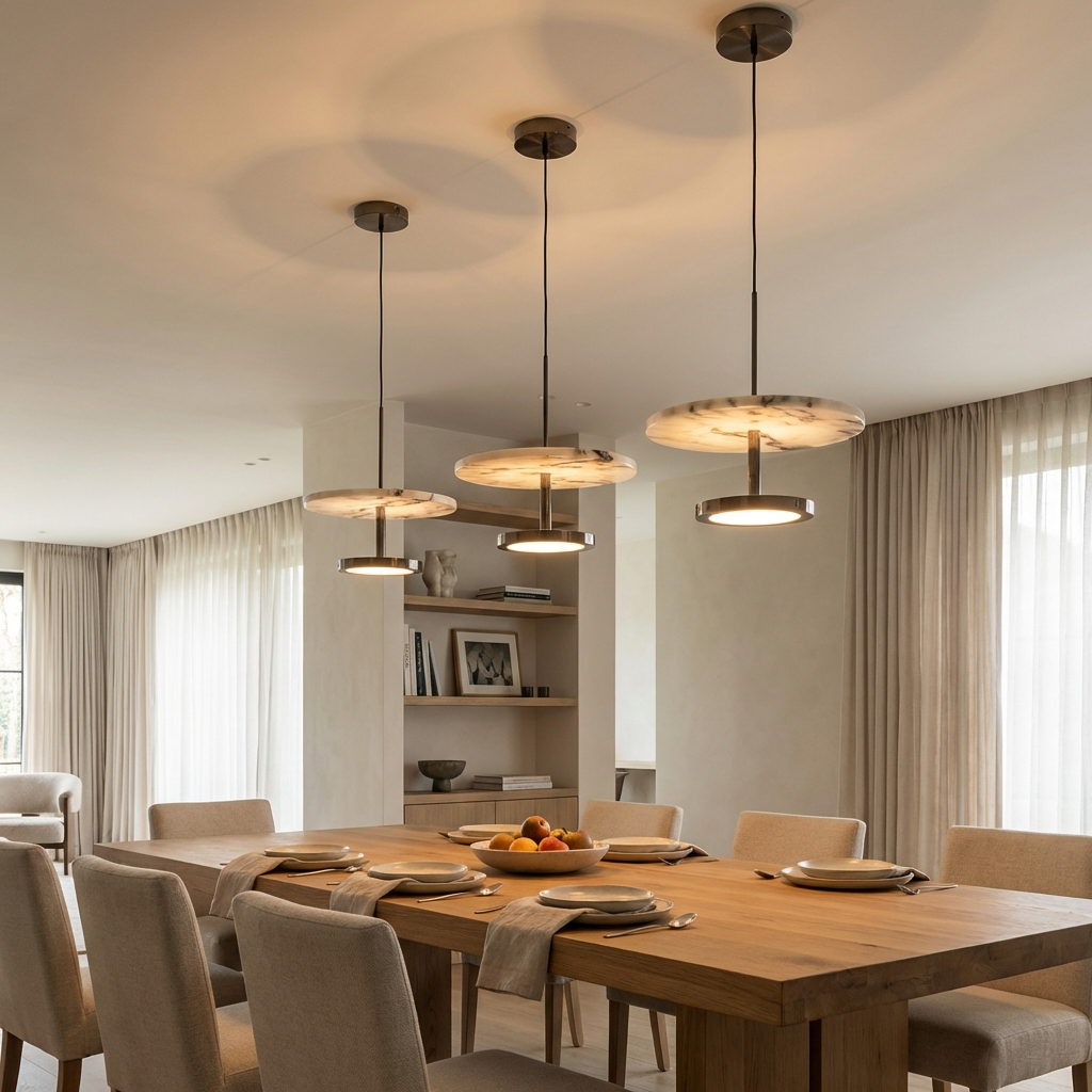 Marble Pendant Light-Lighting > Chandeliers & Pendant Lights-casanuva-casanuva