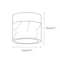 Marble Round Ceiling Light Fixture-Lighting > Ceiling Lights-casanuva-casanuva