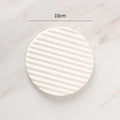 Marble Soap Dispenser Elegant Bathroom Accessory-Bedding & Bath > Bathroom Accessories-casanuva-White Round Coaster-casanuva