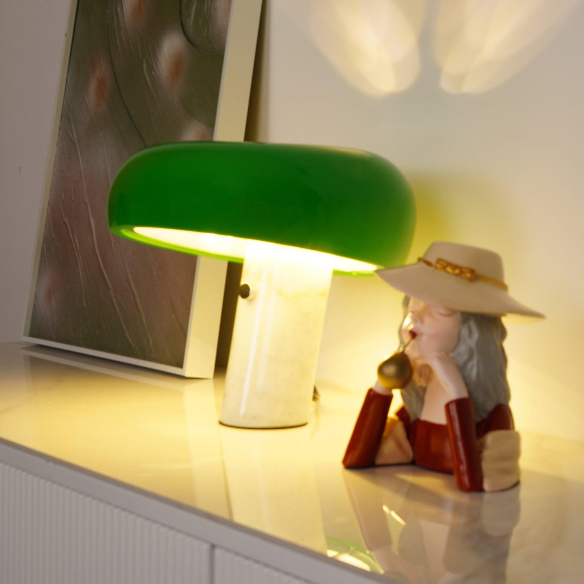 Marble Table Lamp with Nucleus Design-Lighting > Table Lamps-casanuva-casanuva