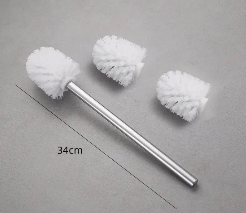 Marble Toilet Brush Holder-Bedding & Bath > Bathroom Accessories-casanuva-casanuva