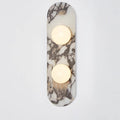 Marble Wall Lamp Modulo Design-Lighting > Wall Lights-casanuva-2 heads 2 heads 12cmx44cm-White Marble-casanuva