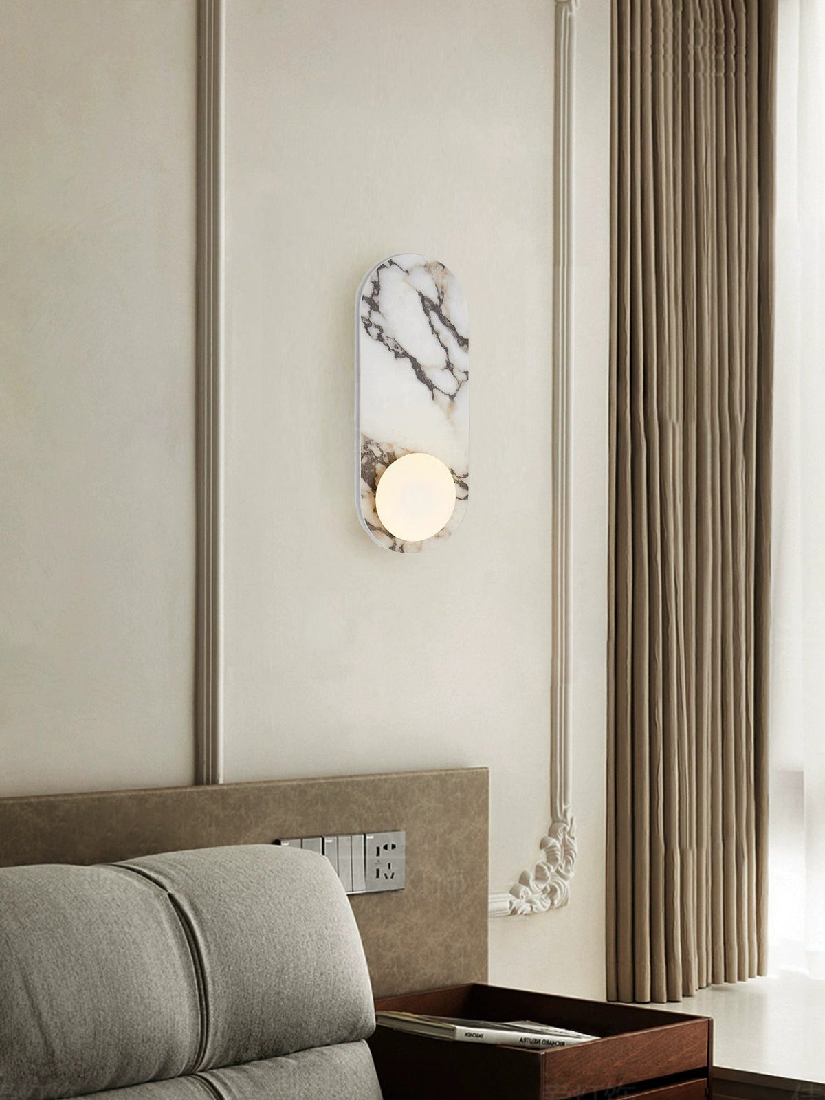 Marble Wall Lamp Modulo Design-Lighting > Wall Lights-casanuva-casanuva