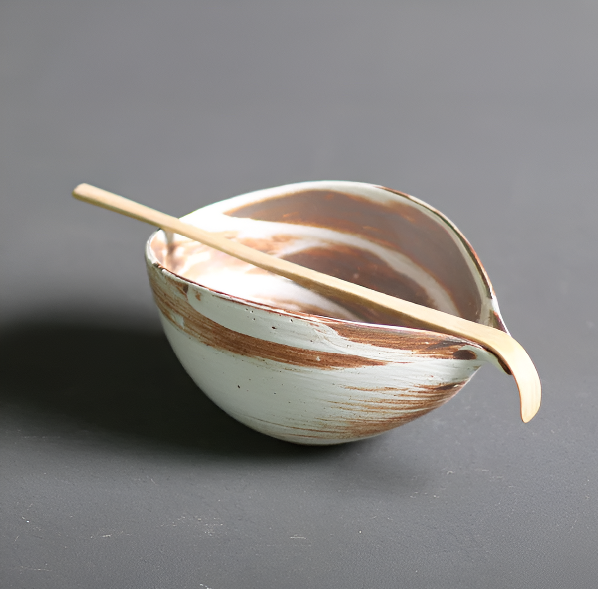 Matcha Tea Set 4-Piece Bamboo and Ceramic Handcrafted Sustainable-Kitchen & Dining > Coffee & Tea-casanuva-casanuva