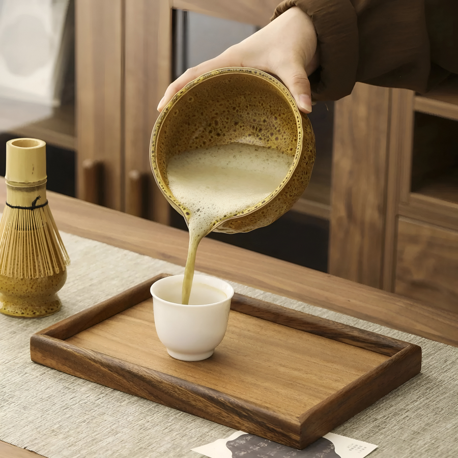 Matcha Tea Set 5 Piece Handmade Ceramic Bowl Japanese Tea Ceremony-Kitchen & Dining > Coffee & Tea-casanuva-casanuva