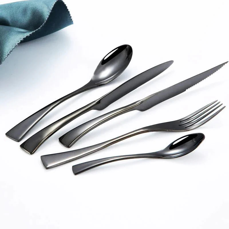 Maya Flatware Set Premium 18/10 Stainless Steel Chef Designed-Kitchen & Dining > Cutlery-casanuva-casanuva