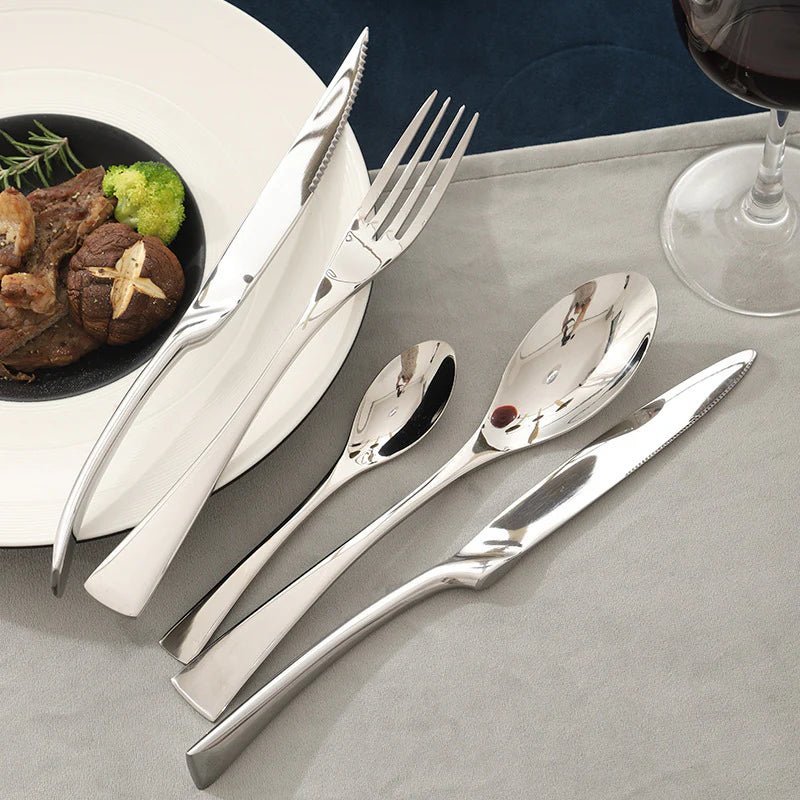 Maya Flatware Set Premium 18/10 Stainless Steel Chef Designed-Kitchen & Dining > Cutlery-casanuva-casanuva