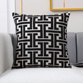Maze Pattern Cushion Cover-Covers & Textiles > Cushion Covers-casanuva-Midnight Maze-18"x18"-casanuva