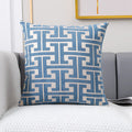 Maze Pattern Cushion Cover-Covers & Textiles > Cushion Covers-casanuva-Ocean Path-18"x18"-casanuva