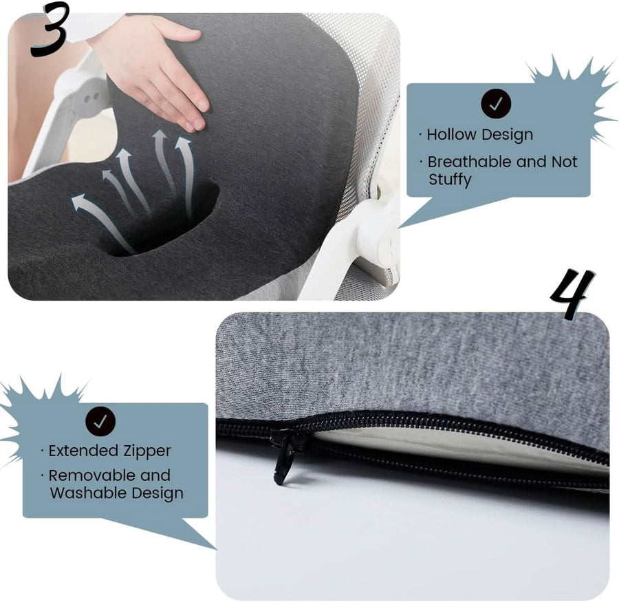 Memory Foam Pillow for Posture and Comfort-Bedding & Bath > Pillowcases-casanuva-casanuva