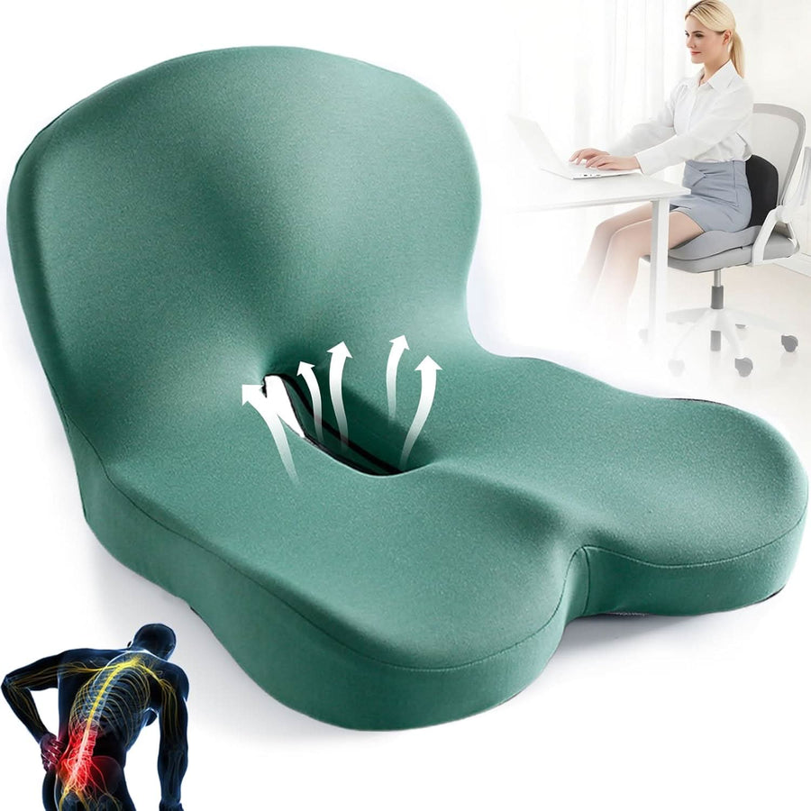Memory Foam Pillow for Posture and Comfort-Bedding & Bath > Pillowcases-casanuva-Green-casanuva