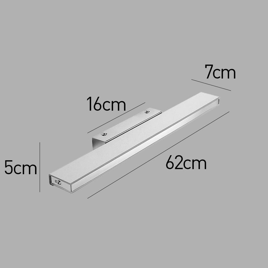 Metal Bathroom Wall Light with Mirror Design-Lighting > Wall Lights-casanuva-casanuva