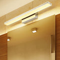 Metal Bathroom Wall Light with Mirror Design-Lighting > Wall Lights-casanuva-Silver-D42*W7CM-Warm Light-casanuva