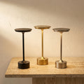Metal Touch Lamp Portable Rechargeable Dimmable 3 Light Settings-Lighting > Table Lamps-casanuva-casanuva