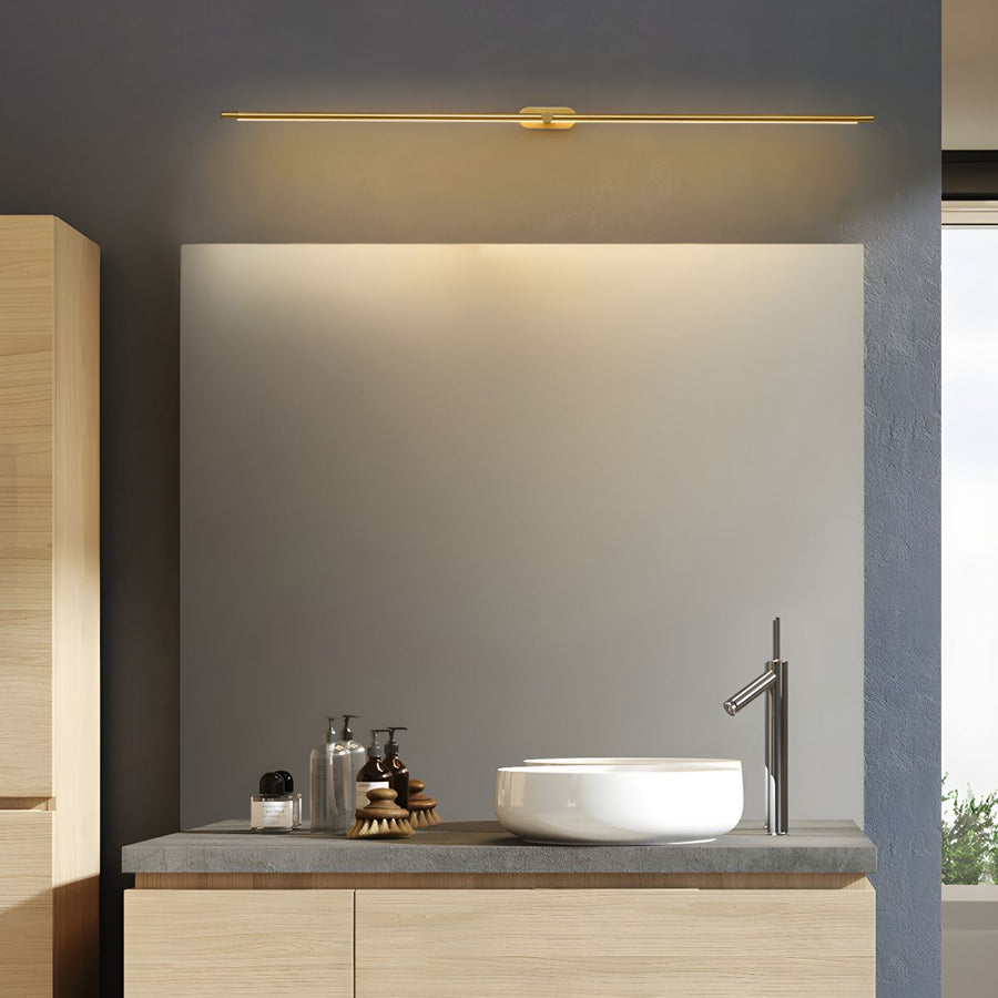 Metal Wall Light for Bathroom and Picture Display-Lighting > Wall Lights-casanuva-Gold-D68*H8CM-White Light-casanuva