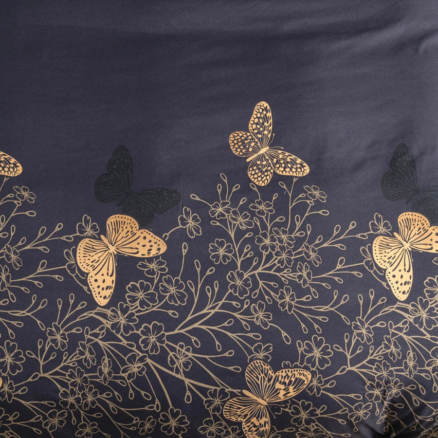 Midnight Butterfly Duvet Cover Set 3 Pieces-Bedding & Bath > Bedding Sets-casanuva-casanuva