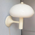 Milk White Glass Dome Mushroom Wall Sconce Lamp-Lighting > Wall Lights-casanuva-casanuva