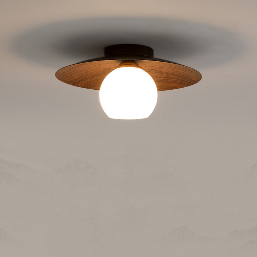 Minimalist Ceiling Light Fixture for Modern Entrances-Lighting > Ceiling Lights-casanuva-D13.77''*H6.29''/D35CM*H1-A-casanuva
