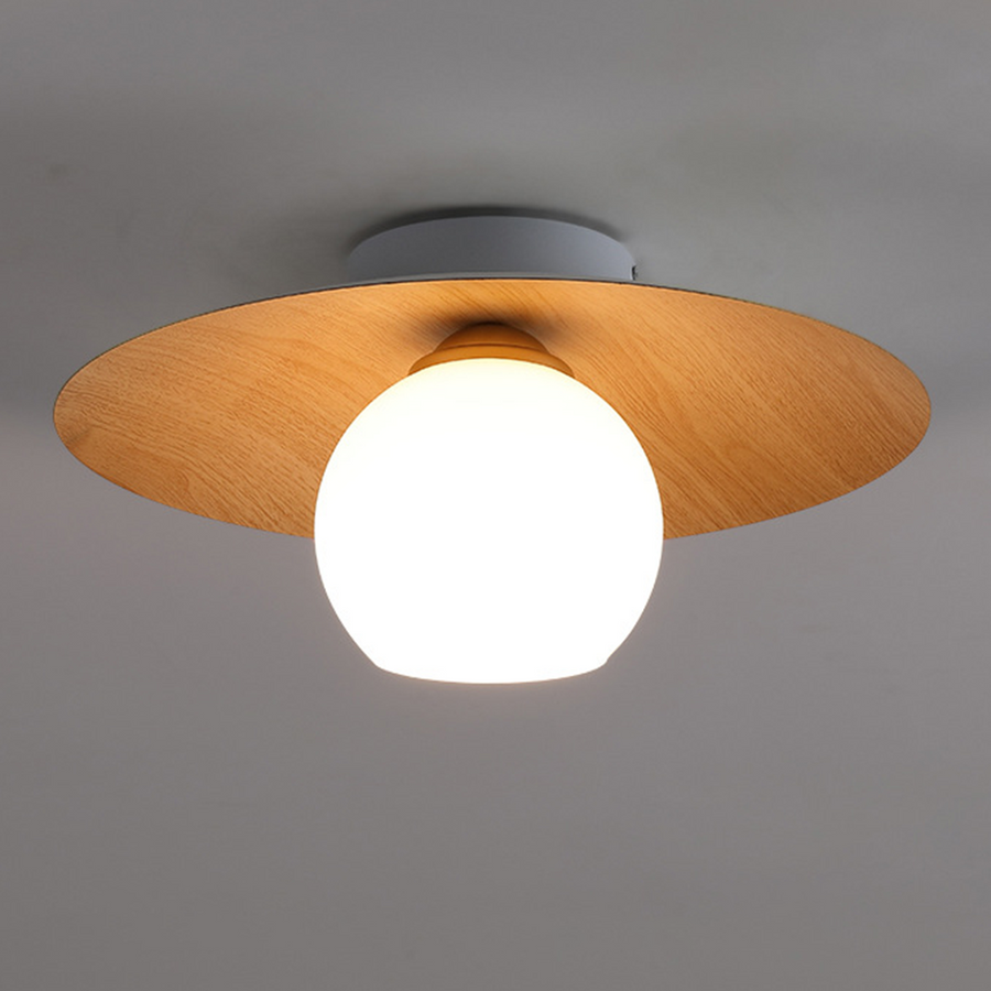 Minimalist Ceiling Light Fixture for Modern Entrances-Lighting > Ceiling Lights-casanuva-D13.77''*H6.29''/D35CM*H1-B-casanuva